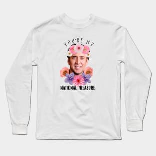 Nicolas Cage You're My National Treasure Funny Long Sleeve T-Shirt